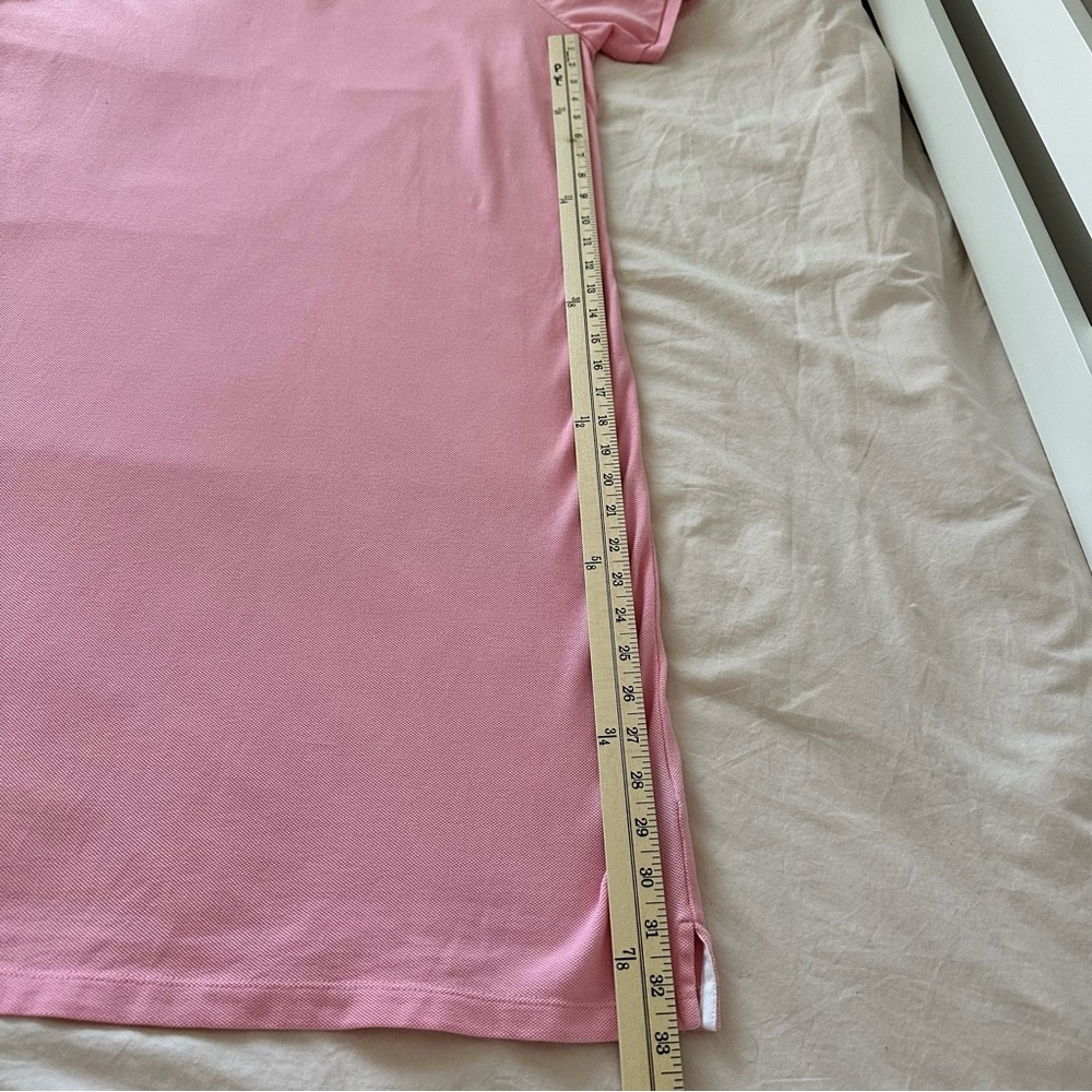 Lauren Ralph Lauren Pink Polo Dress Size 1X Cotton Knit Short Sleeves Preppy - Picture 8 of 10